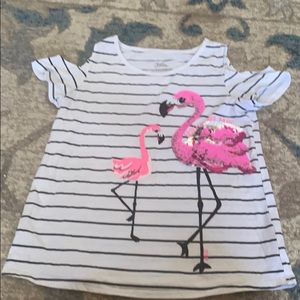 Justice off the shoulder shirt